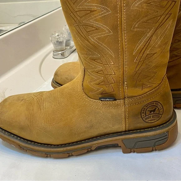 IRISH SETTER Works, Men’s Cowboy work boots Size 9, great condition clean - Picture 7 of 10